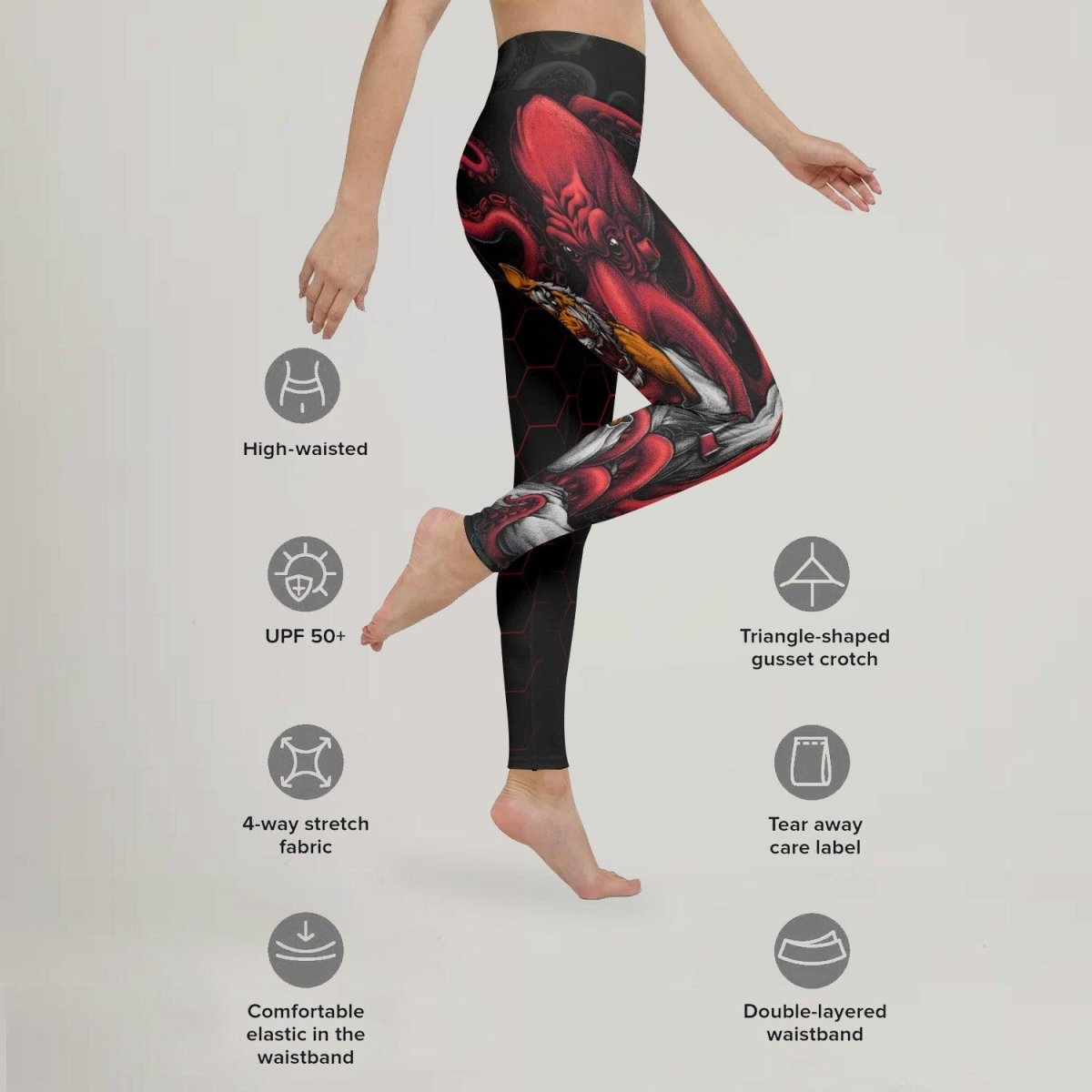 Cthulhu Battle Tiger Legging - BattleFitGear