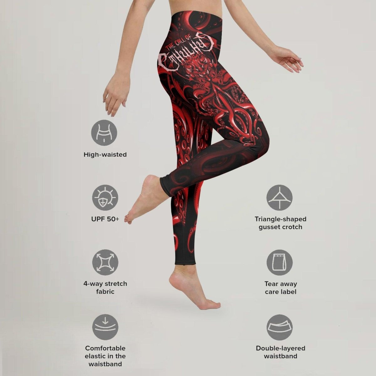 The Call Of Cthulhu RED Legging - BattleFitGear