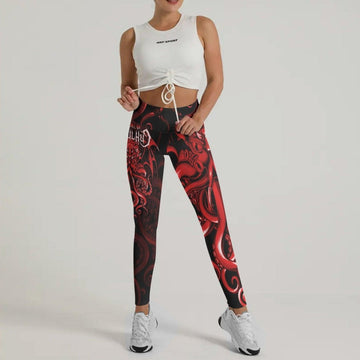 The Call Of Cthulhu RED Legging - BattleFitGear