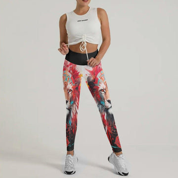 Lion Native Leggings - BattleFitGear