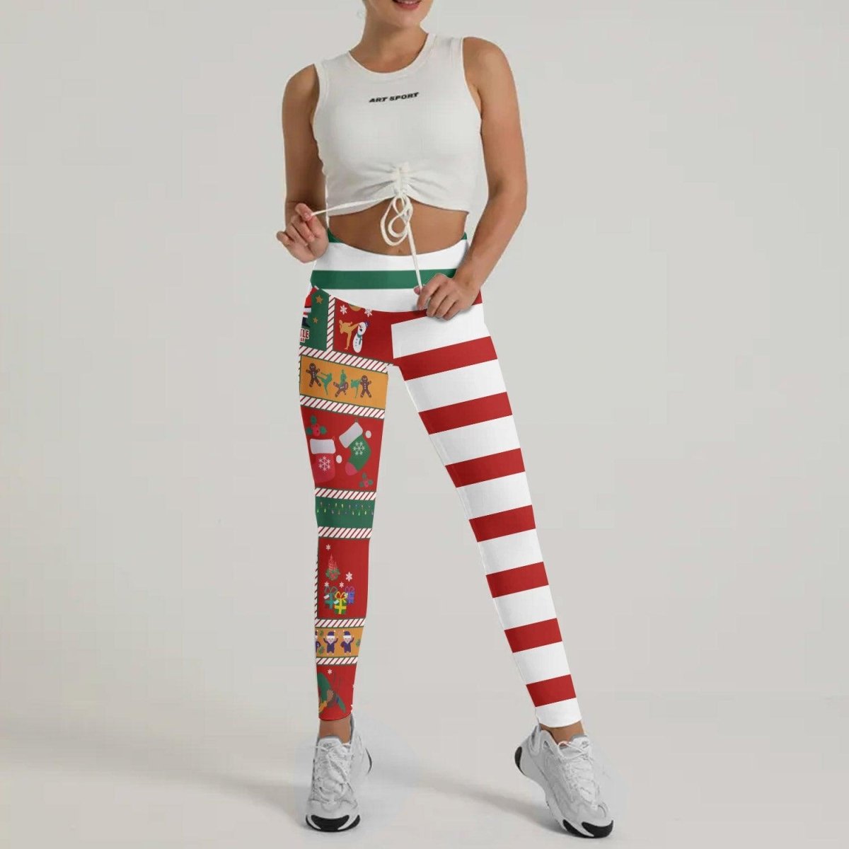 Jiu Jitsu Christmas Leggings - BattleFitGear