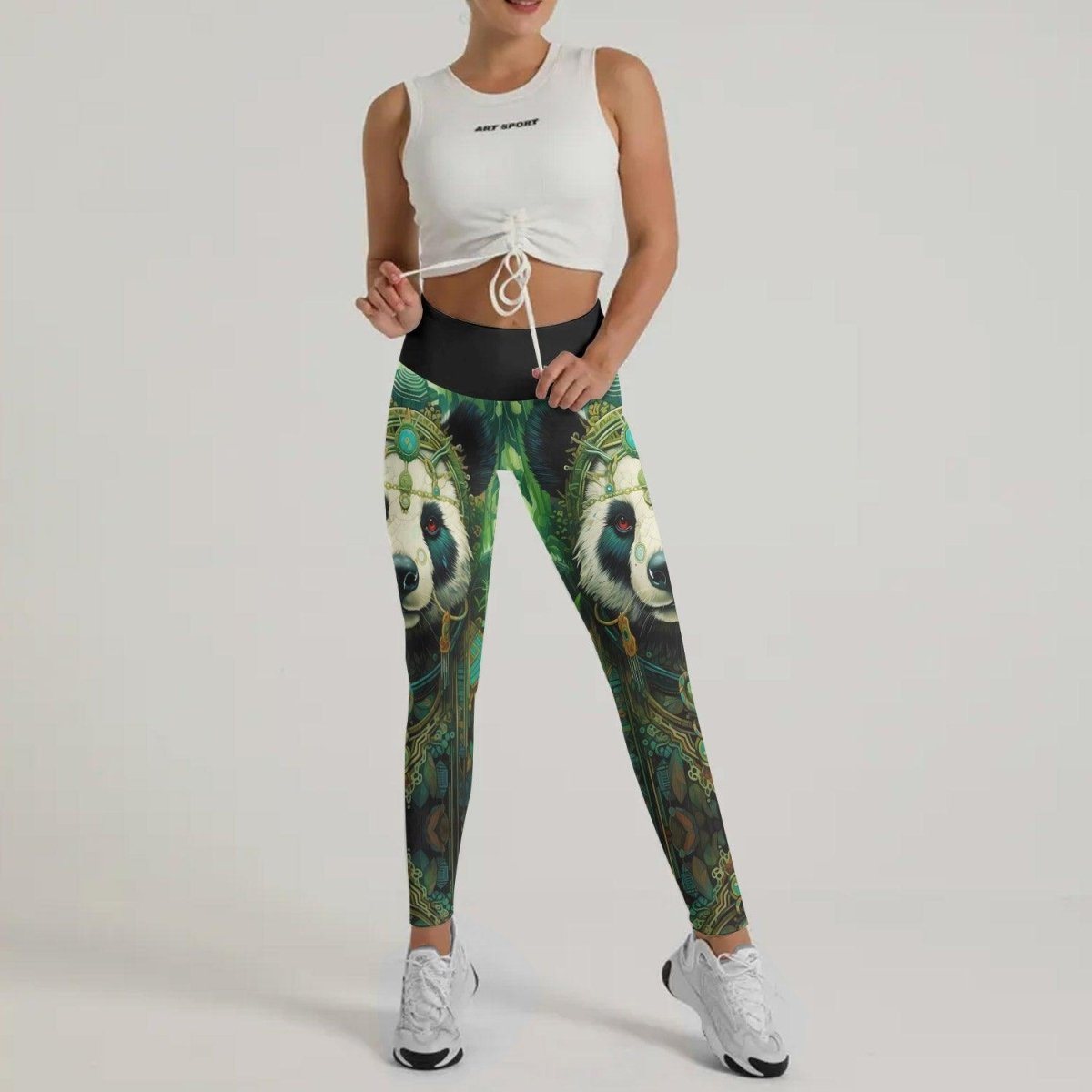 Native Panda Leggings - BattleFitGear