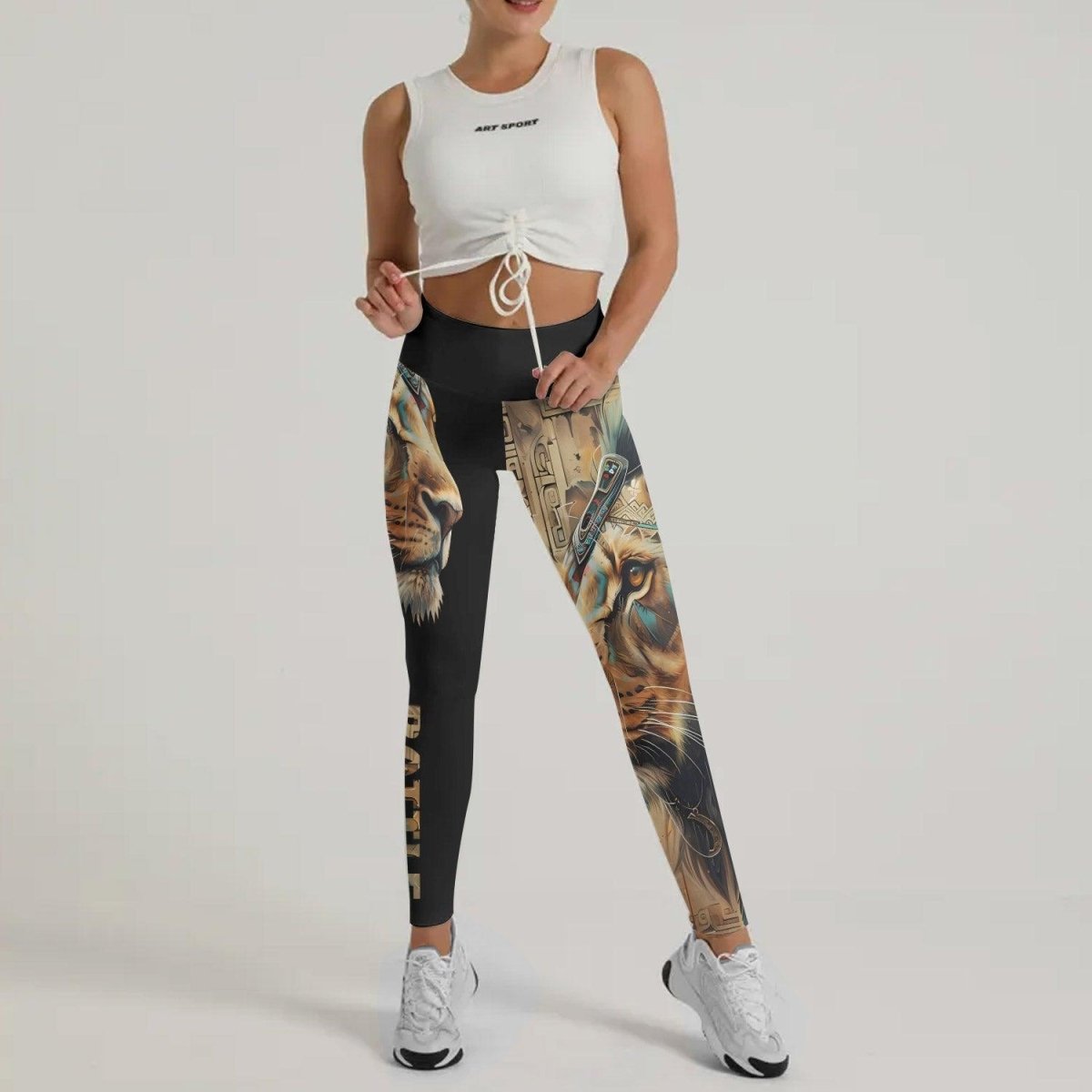 Acient Lion Leggings - BattleFitGear