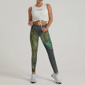 Viking Wildlife Natural Leggings - BattleFitGear