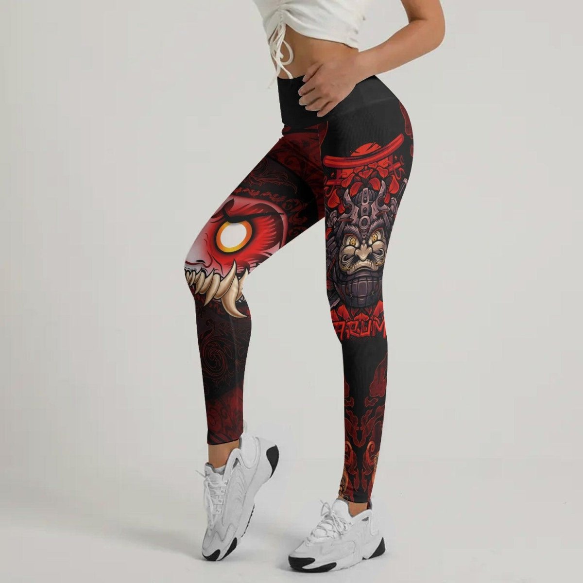 Japanese Daruma Leggings - BattleFitGear