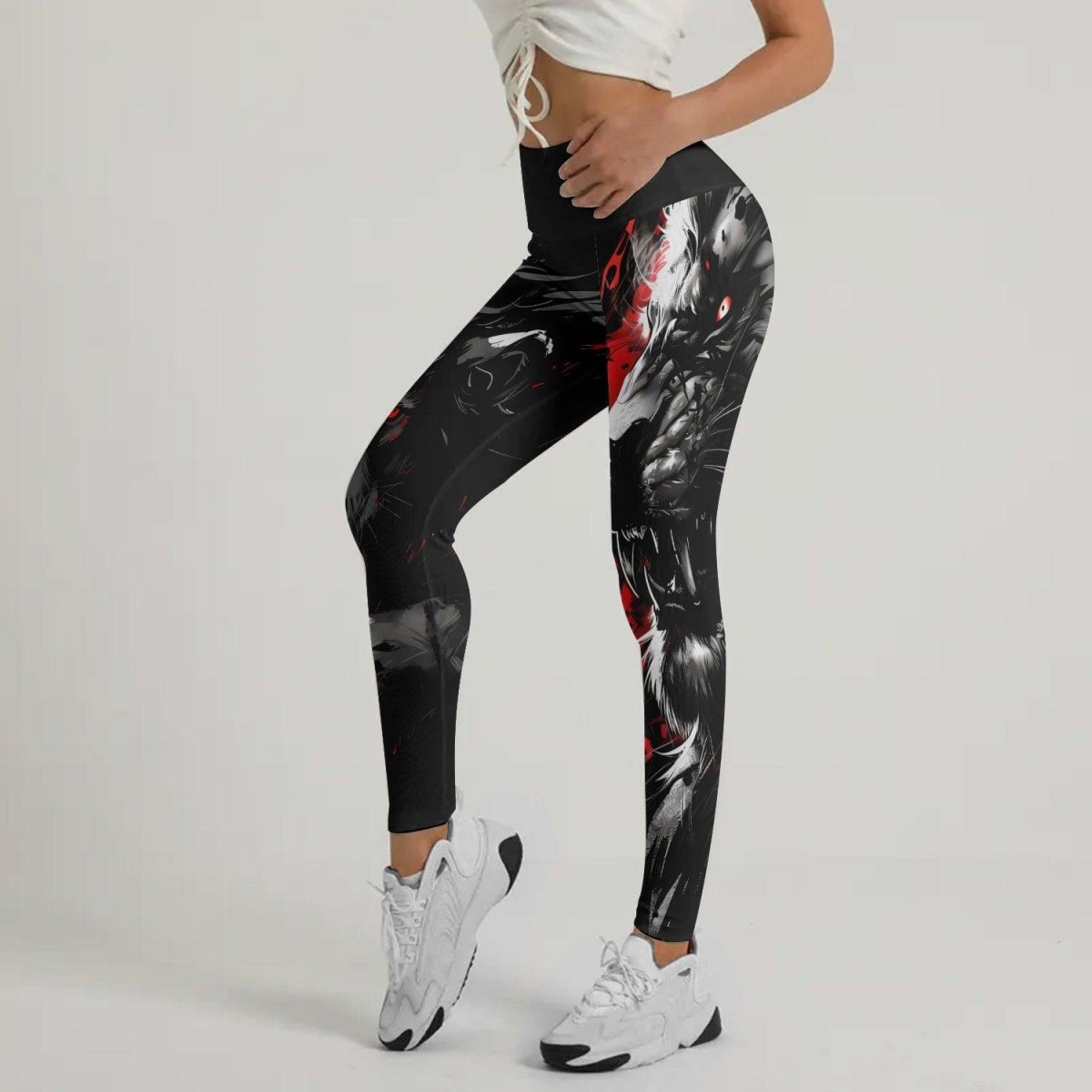 Dangerous Lion Leggings - BattleFitGear