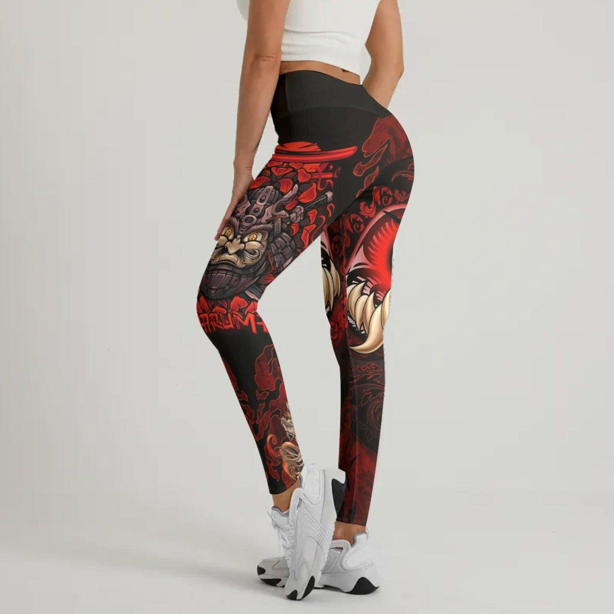 Japanese Daruma Leggings - BattleFitGear