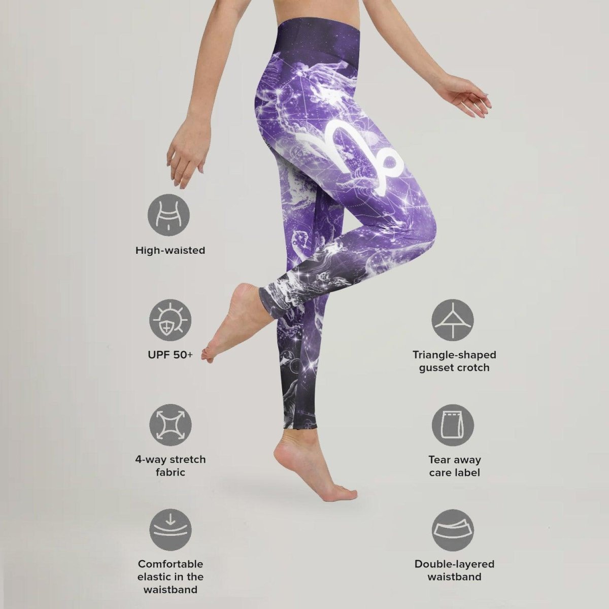 Zodiac Capricorn Leggings - BattleFitGear