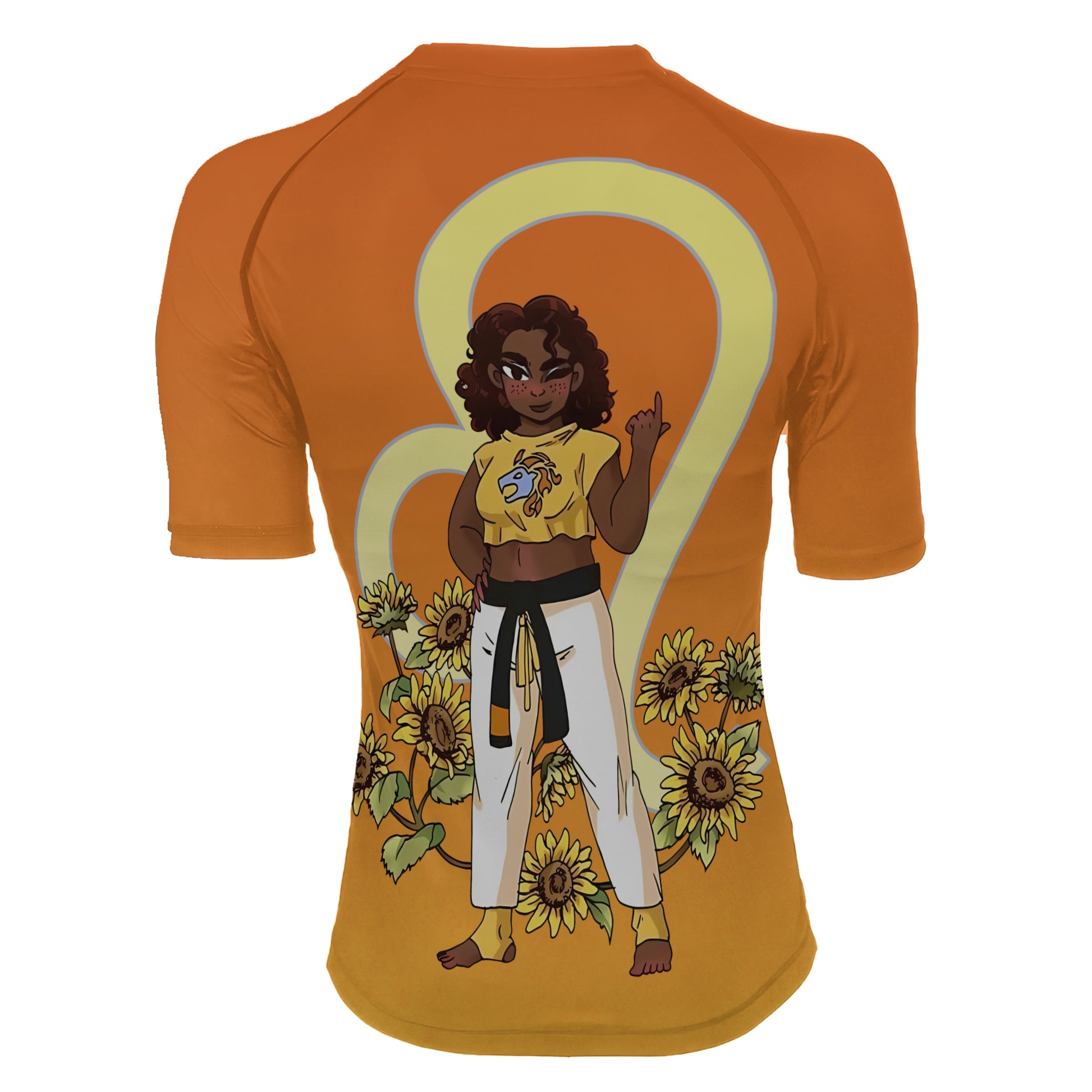 Leo Zodiac Mom Women's Short Sleeve Rash Guard