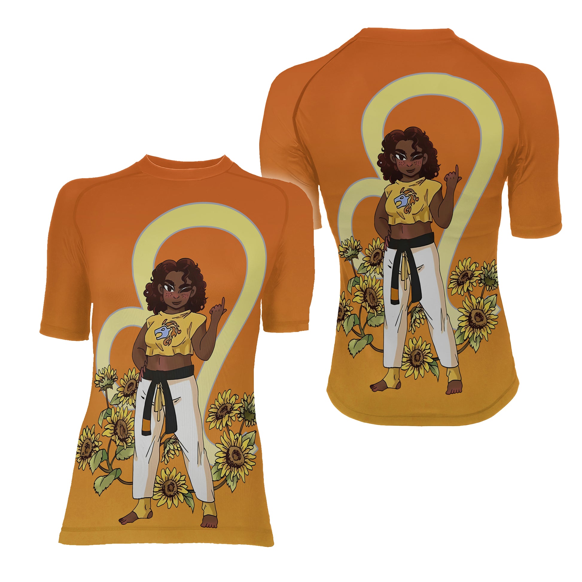 Leo Zodiac Mom Women's Short Sleeve Rash Guard