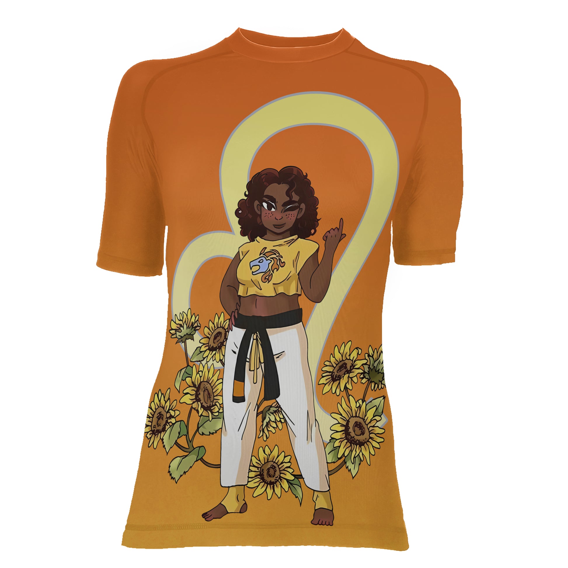 Leo Zodiac Mom Women's Short Sleeve Rash Guard