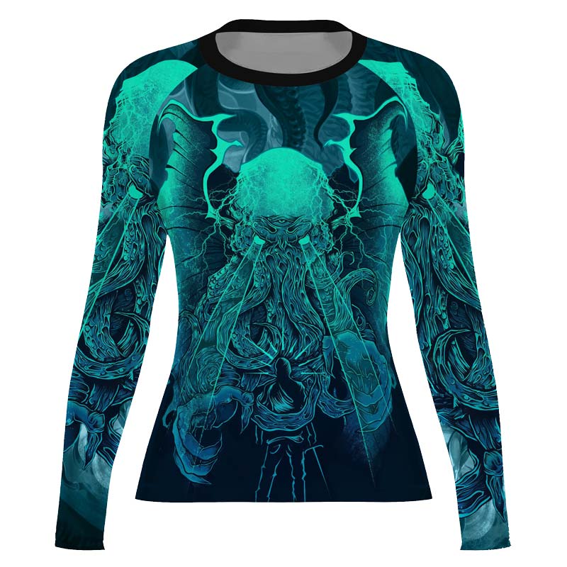 Leviathan of Madness Women's Long Sleeve Rash Guard - BattleFitGear