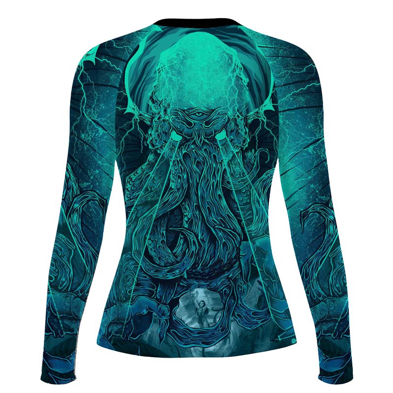 Leviathan of Madness Women's Long Sleeve Rash Guard - BattleFitGear