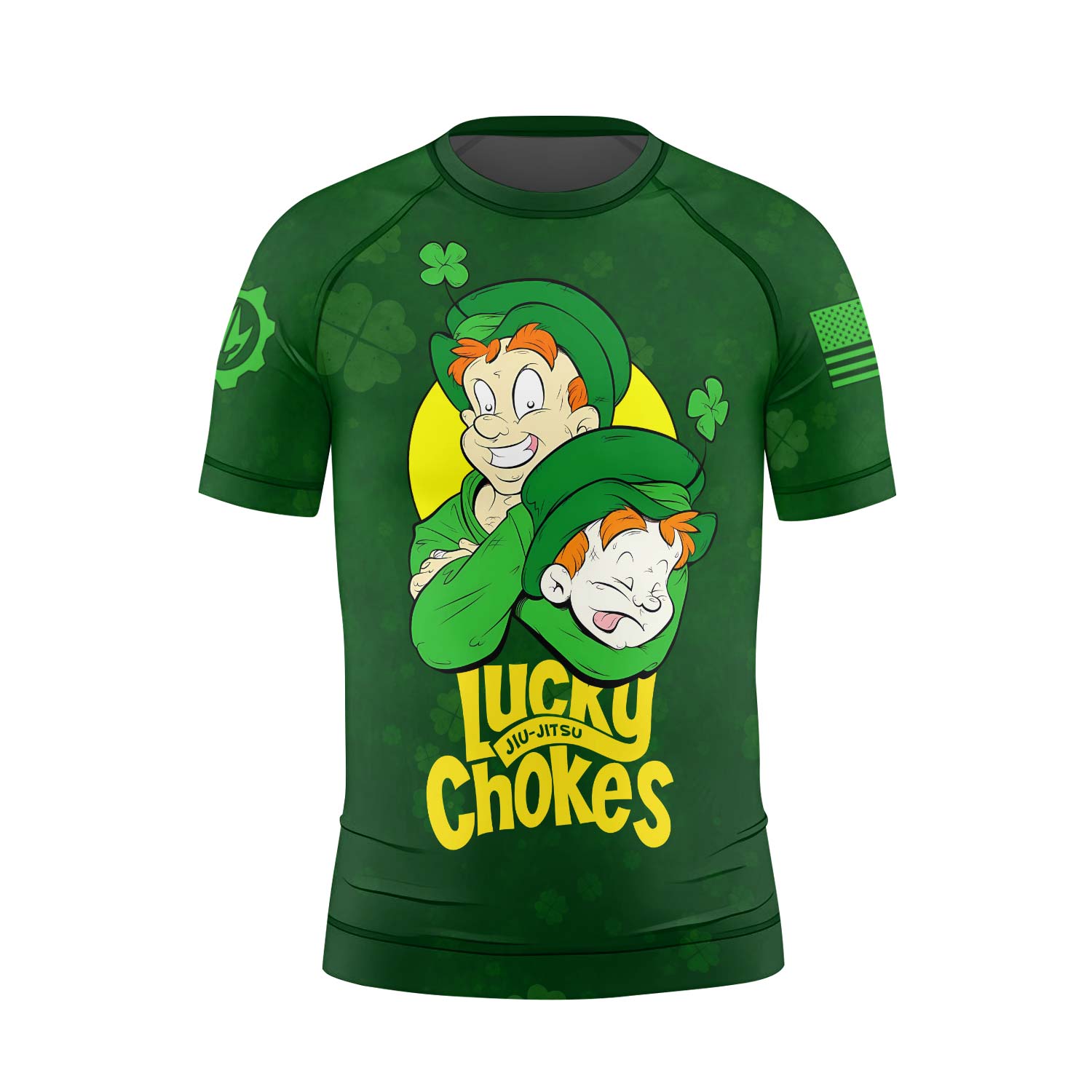 Lucky Jiu - Jitsu Choke Kids Rash Guard - BattleFitGear
