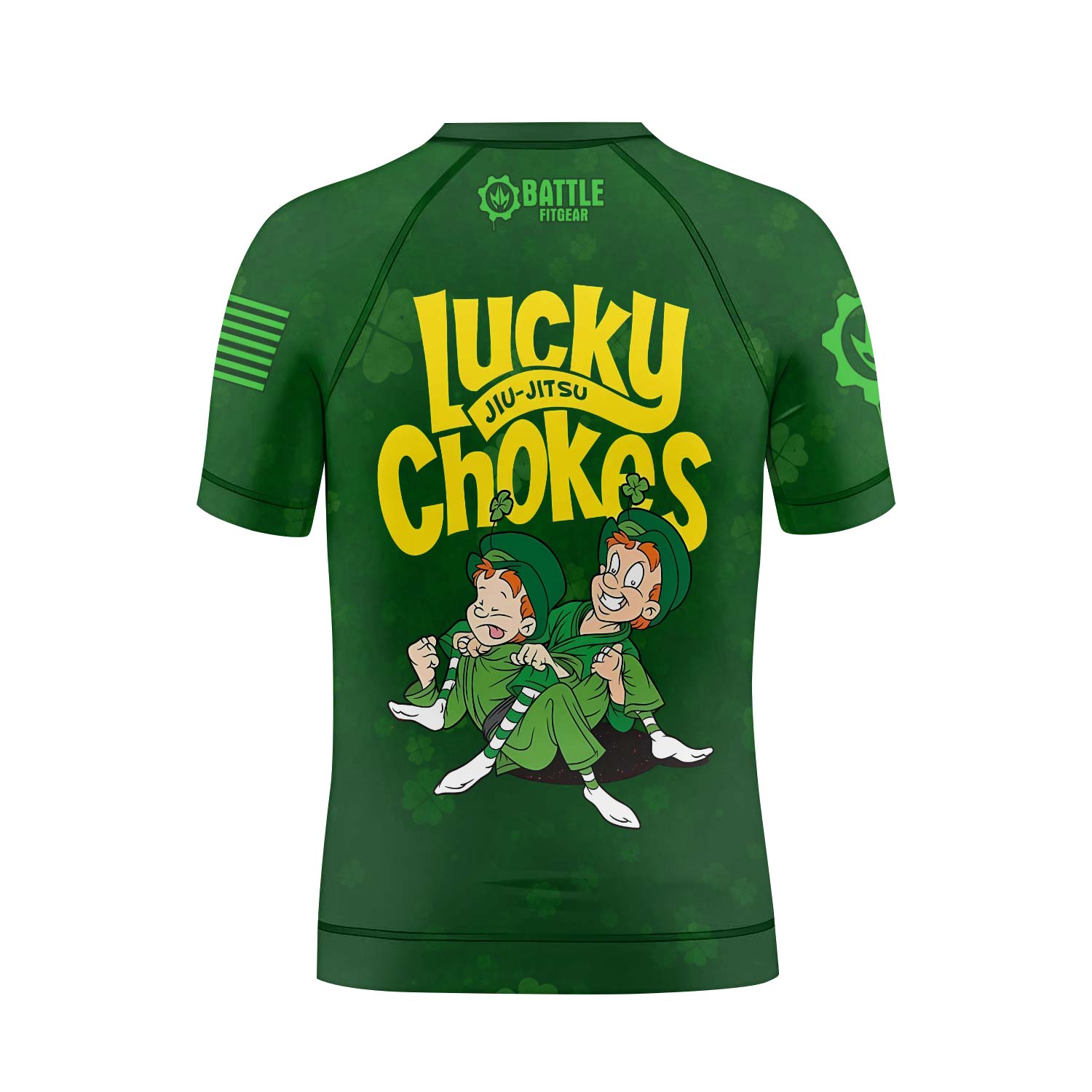 Lucky Jiu - Jitsu Choke Kids Rash Guard - BattleFitGear