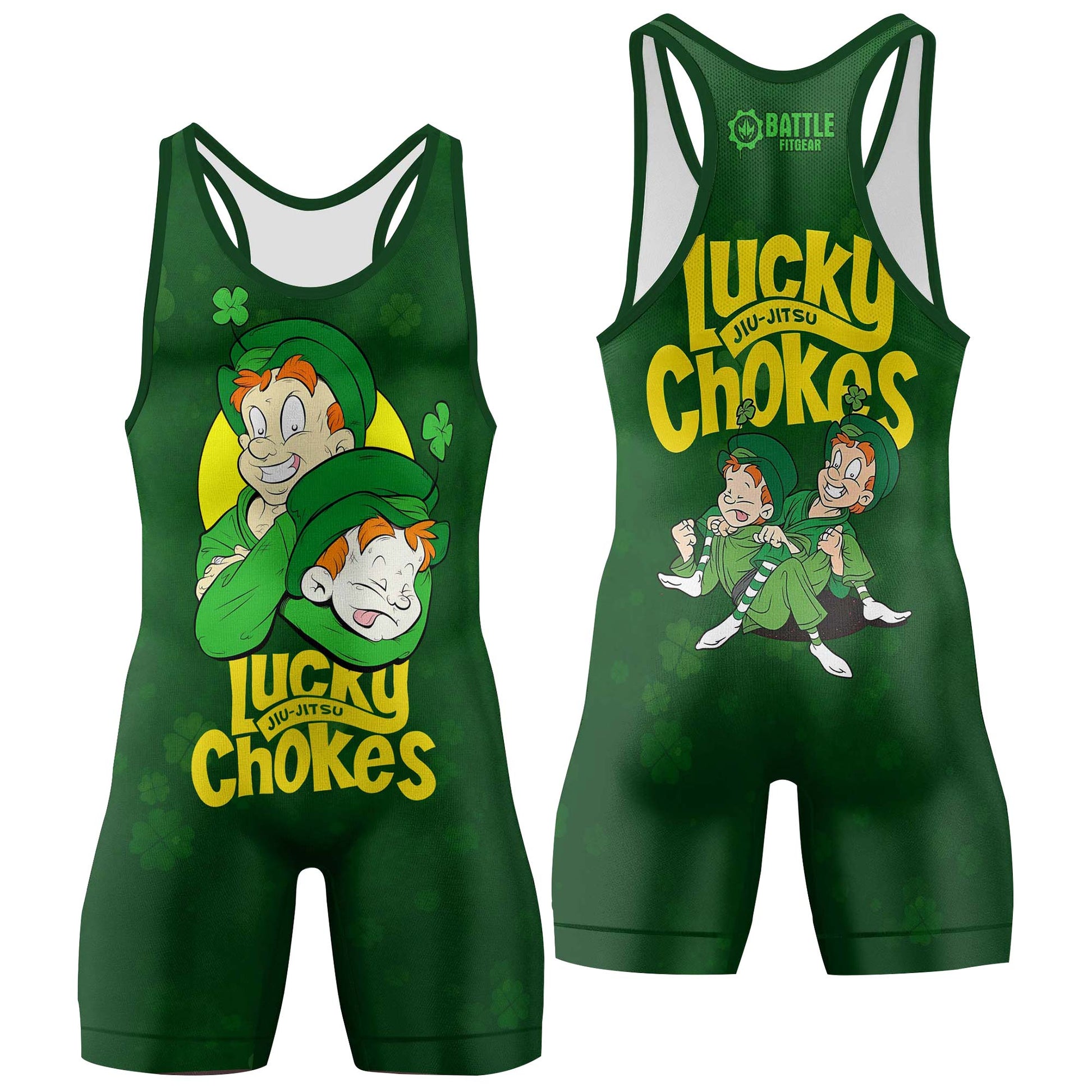 Lucky Jiu-Jitsu Choke Wrestling Singlets