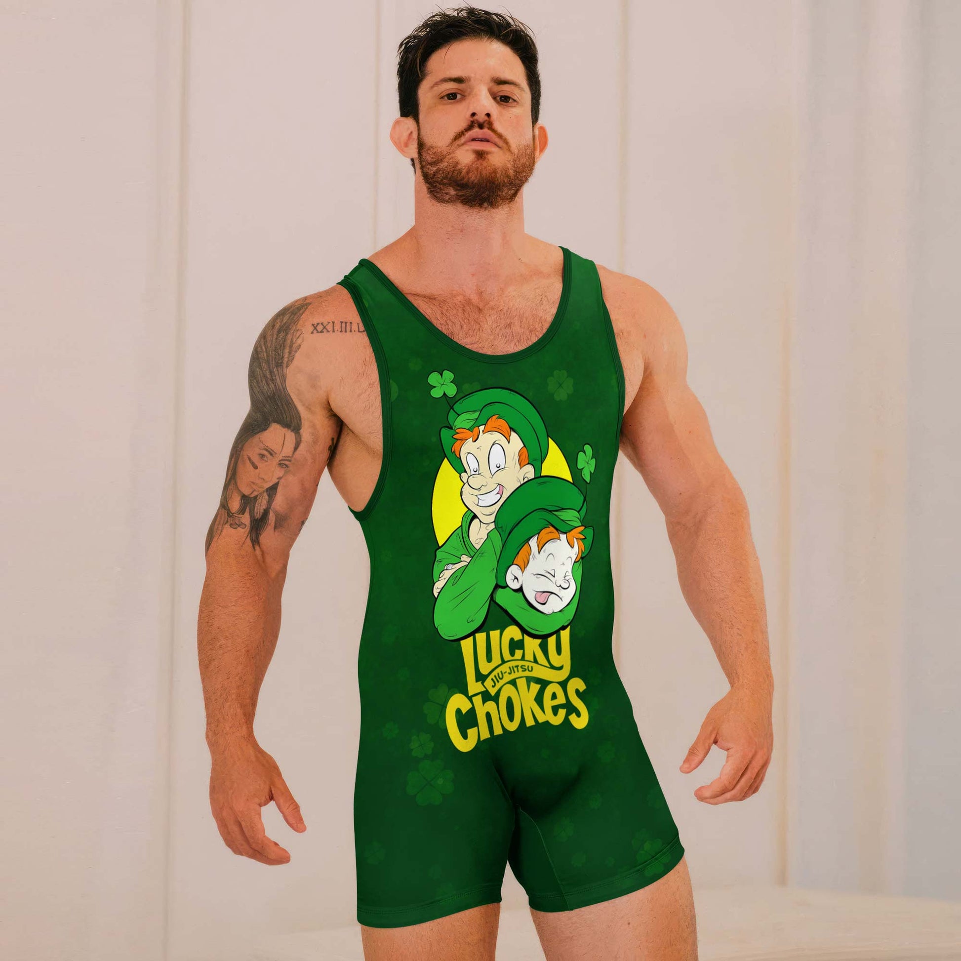 Lucky Jiu-Jitsu Choke Wrestling Singlets