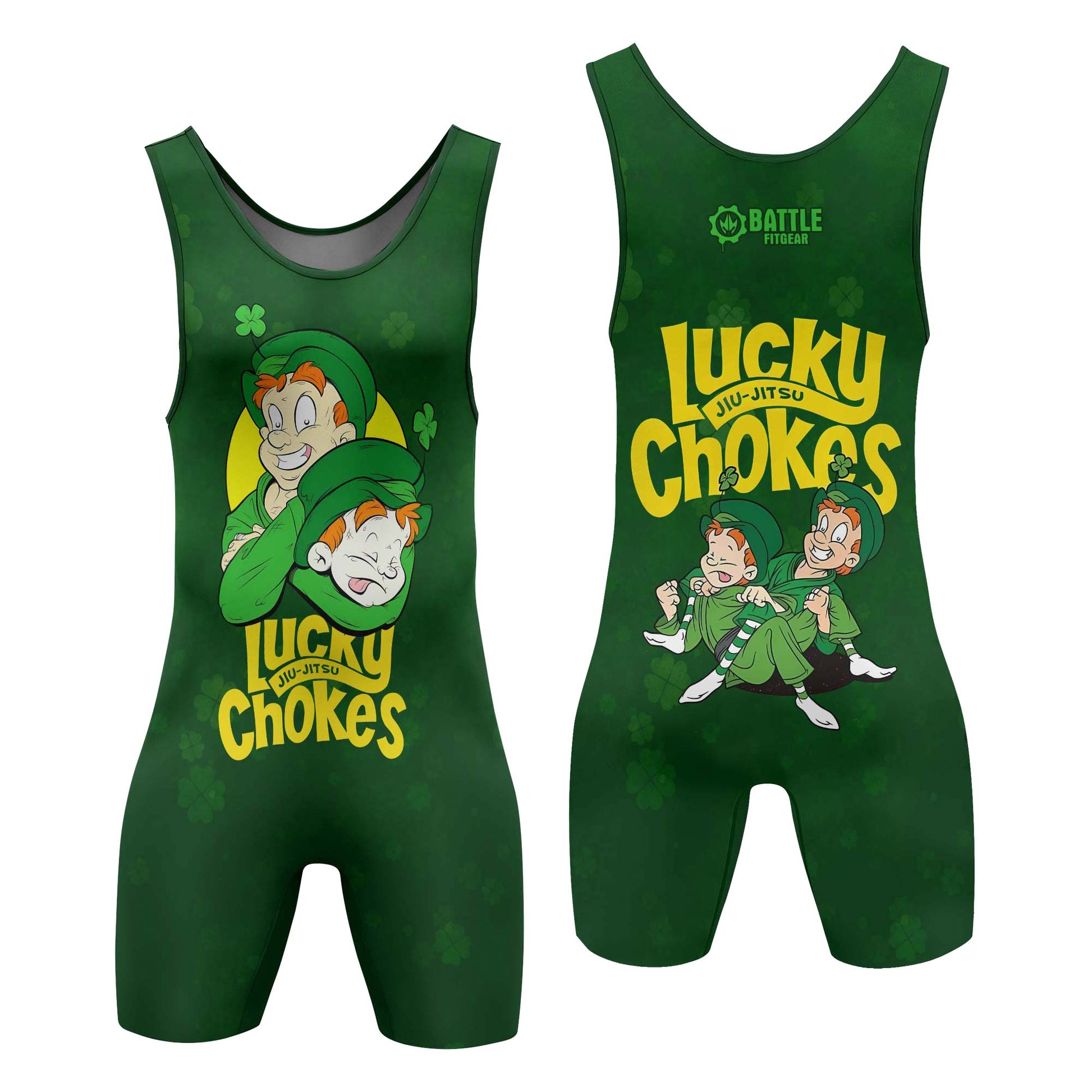 Lucky Jiu-Jitsu Choke Wrestling Singlets