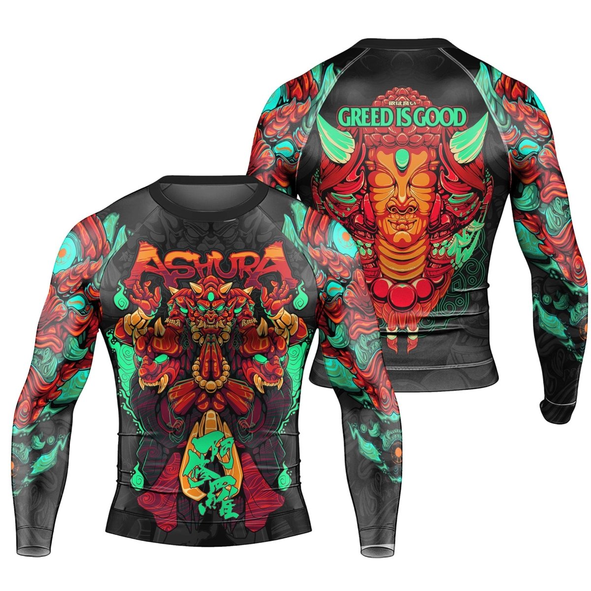 Ashura Long Sleeve Rash Guard - BattleFitGear