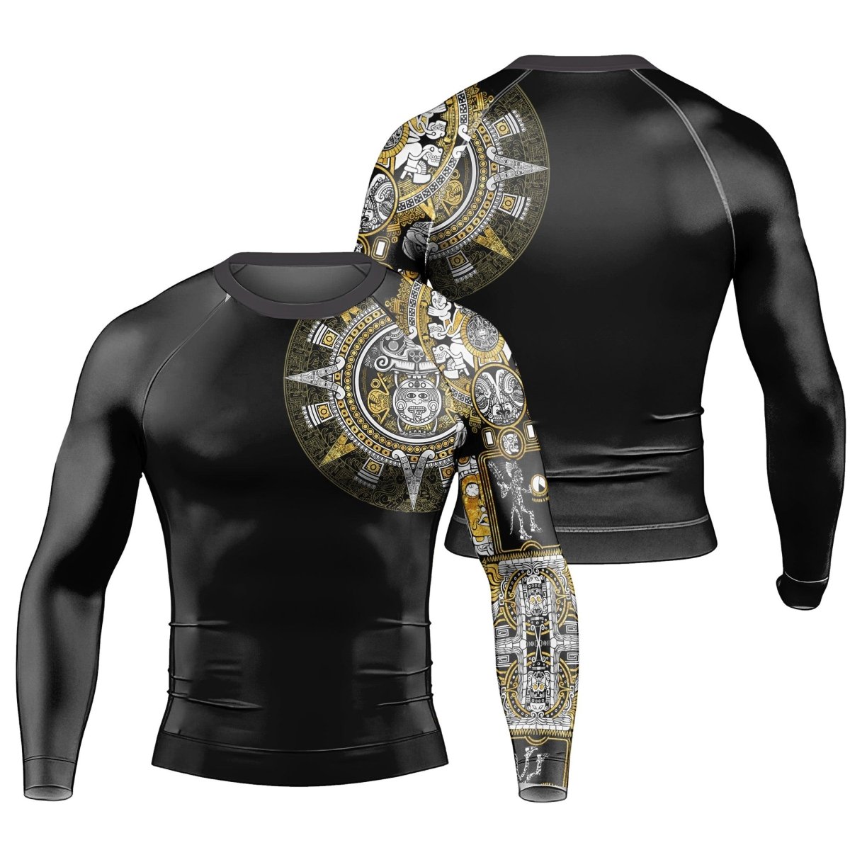 JAGUAR WARRIOR man Long Sleeve Rash Guard - BattleFitGear