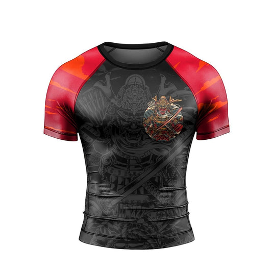 Samurai Shogun Short Sleeve Rash Guard - BattleFitGear