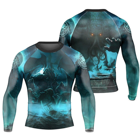 Crew Of Cthulhu Long Sleeve Rash Guard - BattleFitGear