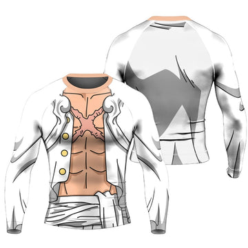 Luffy Nika Long Sleeve Rash Guard - BattleFitGear