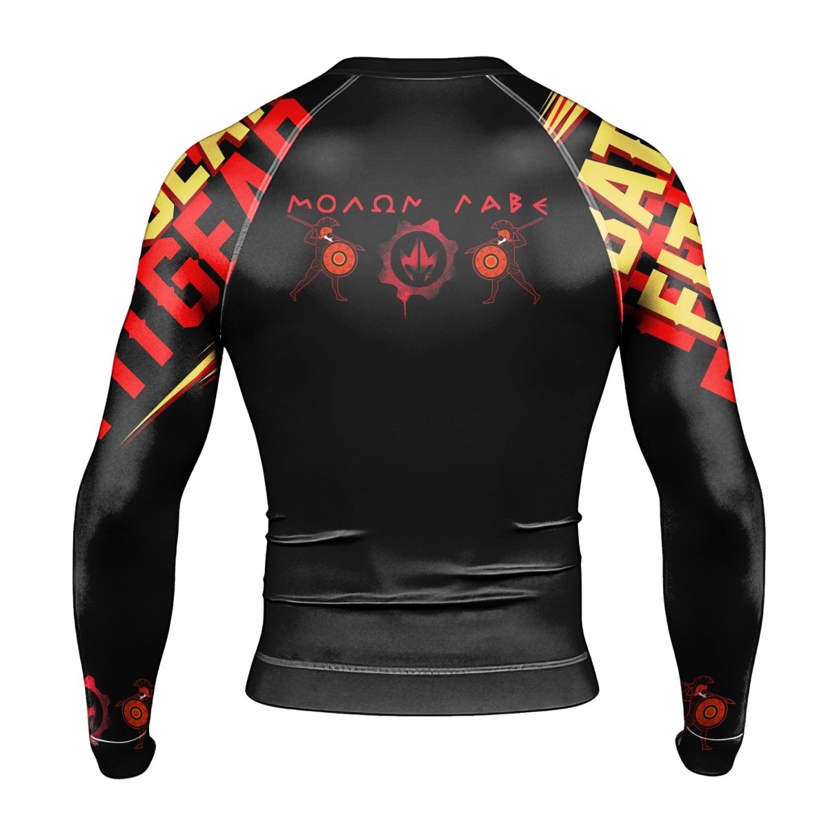 Spartan "Molon Labe" Men's Long Sleeve Rash Guard - BattleFitGear