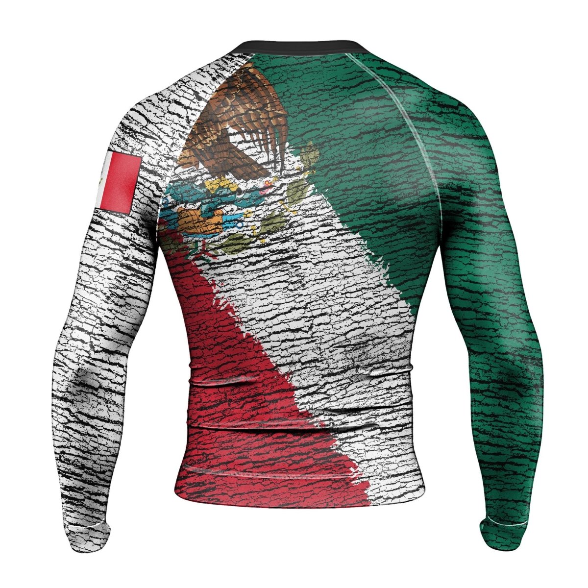 Mexico Flag Long Sleeve Rash Guard - BattleFitGear