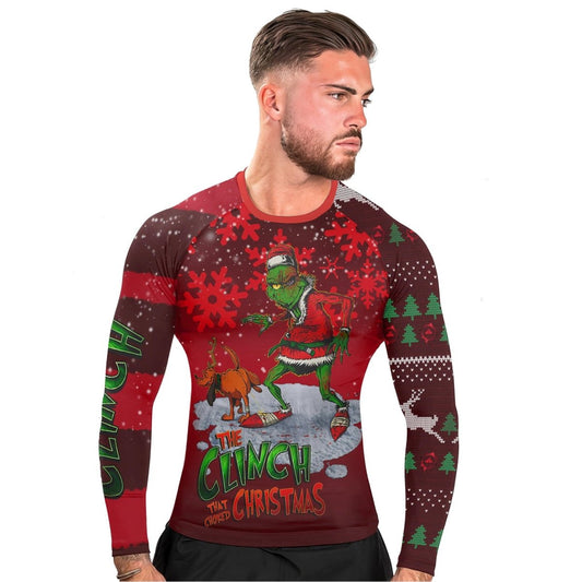 The Clinch Christmas Long Sleeve Rash Guard - BattleFitGear