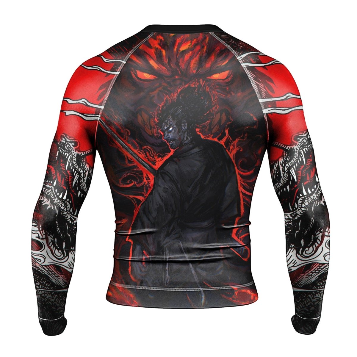 Samurai Musashi Long Sleeve Rash Guard - BattleFitGear