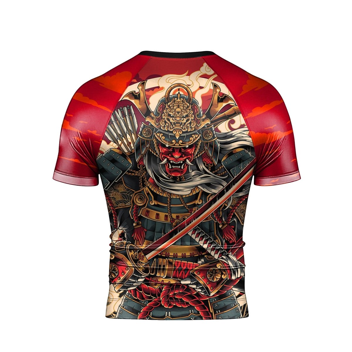 Samurai Shogun Short Sleeve Rash Guard - BattleFitGear