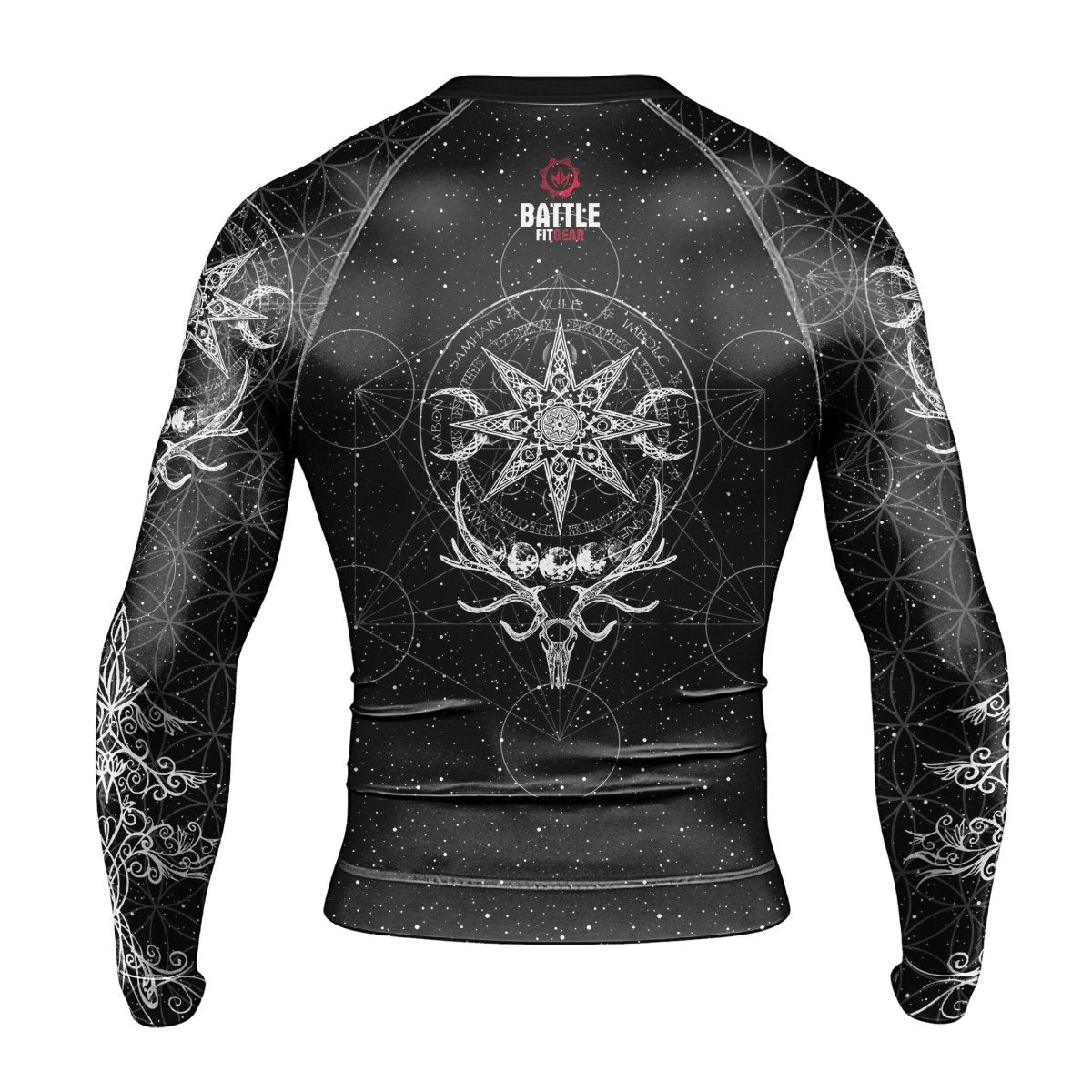 YULE Vikings Men's Long Sleeve Rash Guard - BattleFitGear