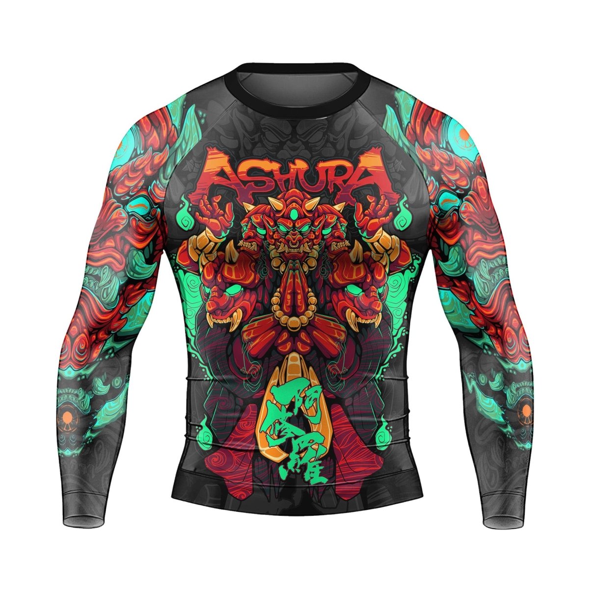 Ashura Long Sleeve Rash Guard - BattleFitGear