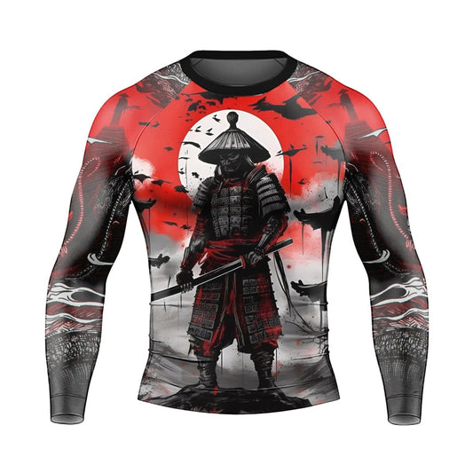 Samurai Musashi Long Sleeve Rash Guard - BattleFitGear