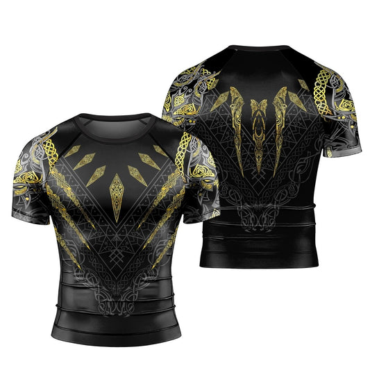 Fenrir's Wrath Short Sleeve Rash Guard - BattleFitGear