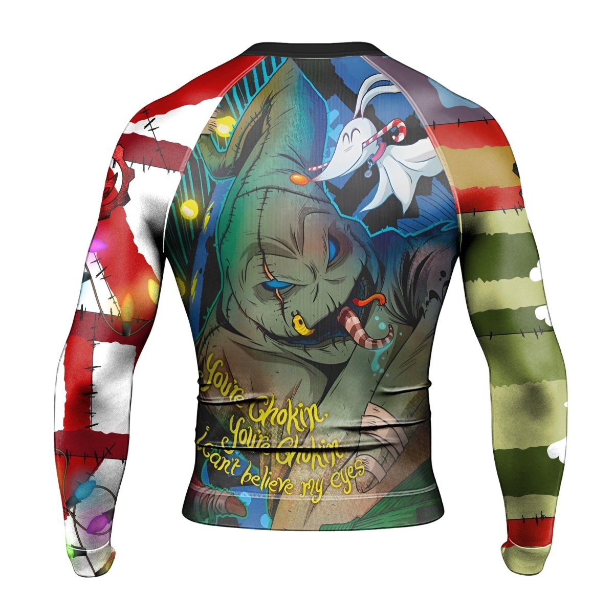 Oogie Boogie Christmas Long Sleeve Rash Guard - BattleFitGear