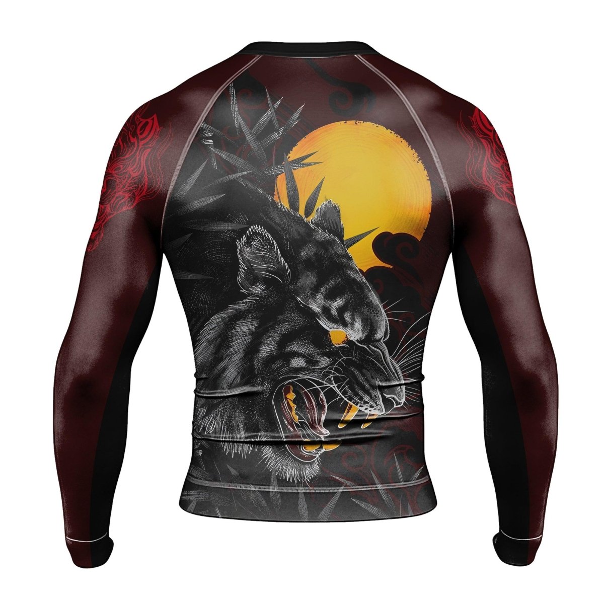 Shadow Tiger Long Sleeve Rash Guard - BattleFitGear