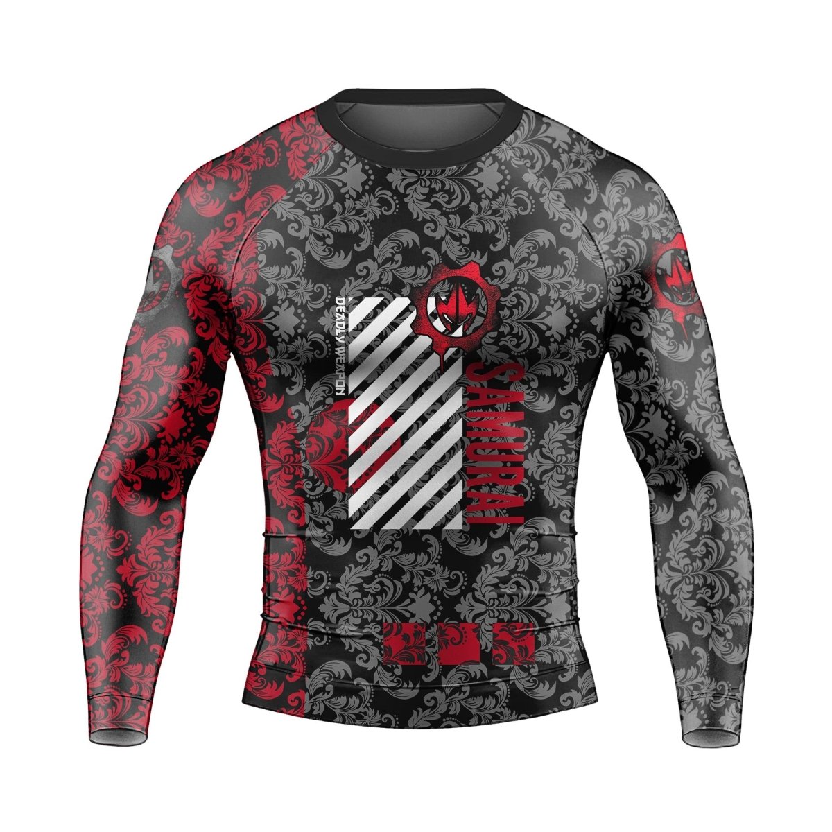 Samurai Fern Long Sleeve Rash Guard - BattleFitGear