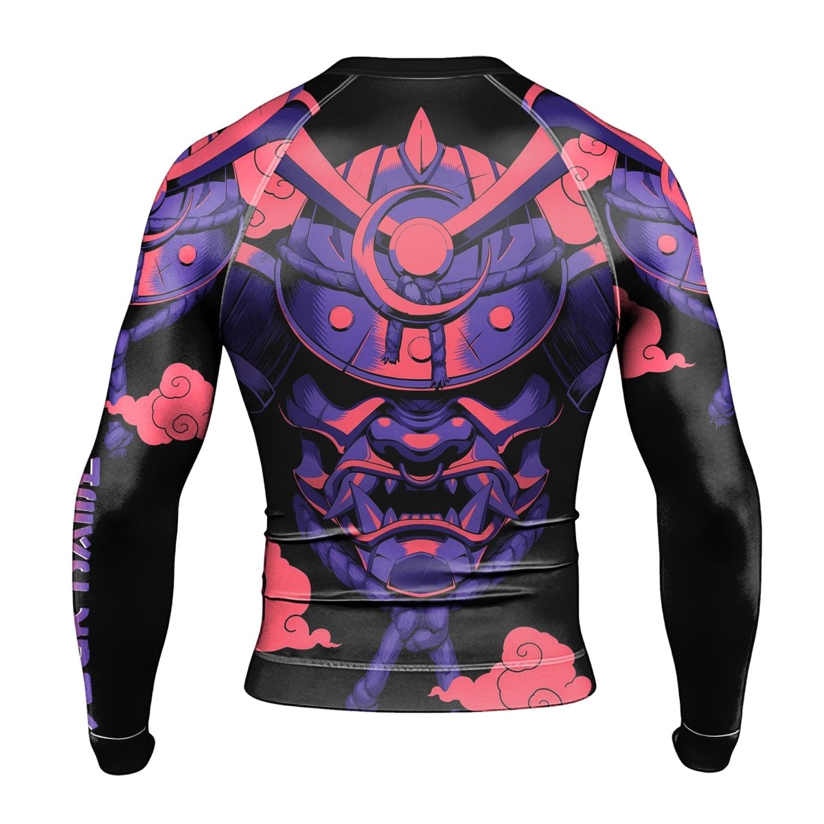 Personalized Devil Shogun Helmet Long Sleeve Rash Guard - BattleFitGear