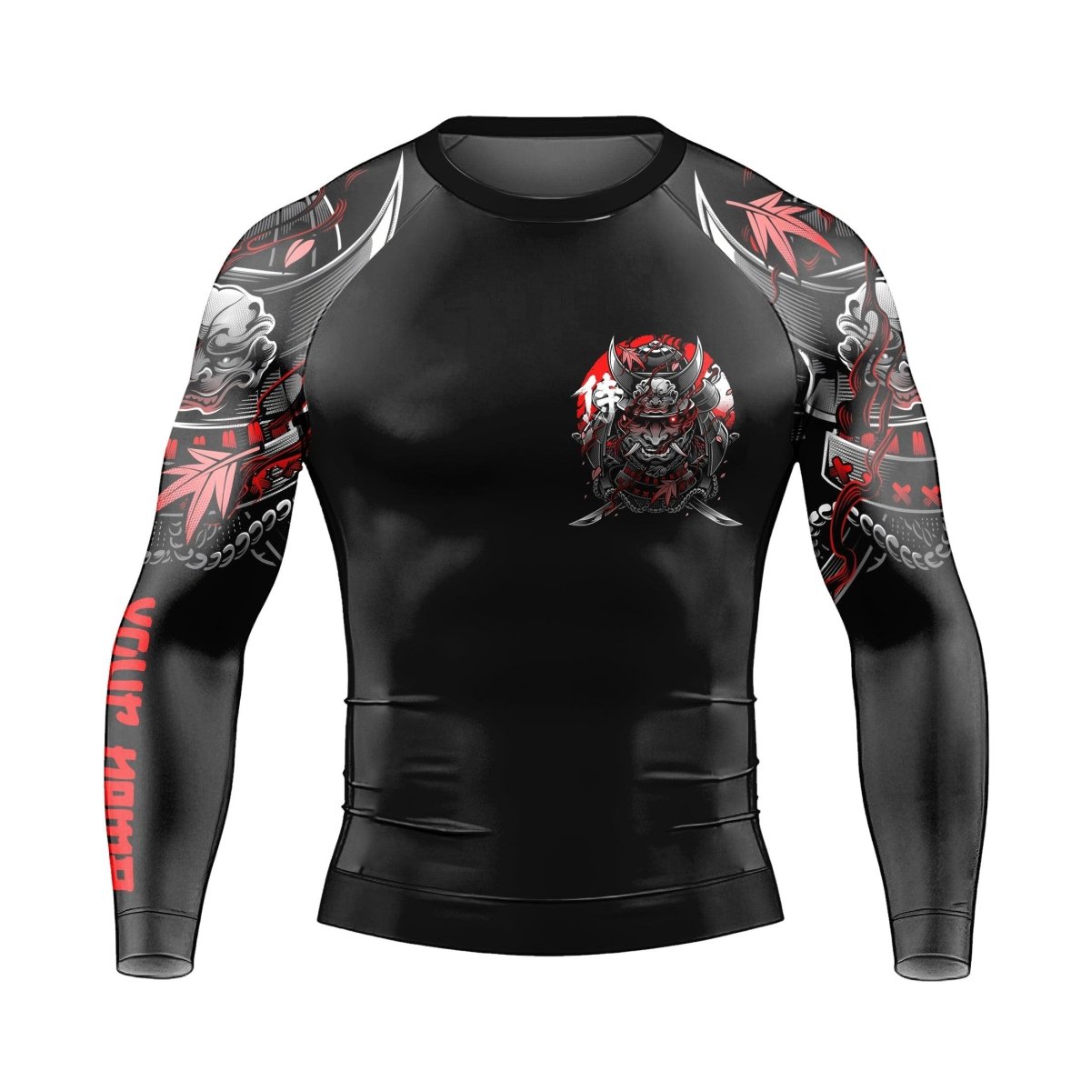 Personalized Devil Shogun Long Sleeve Rash Guard - BattleFitGear