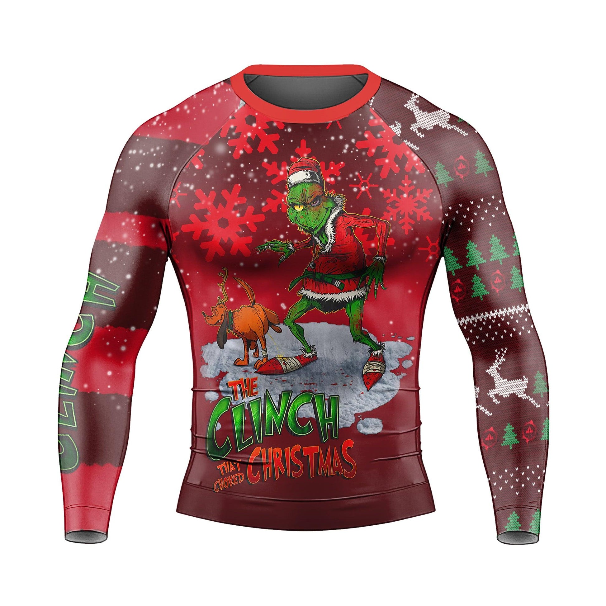 The Clinch Christmas Long Sleeve Rash Guard