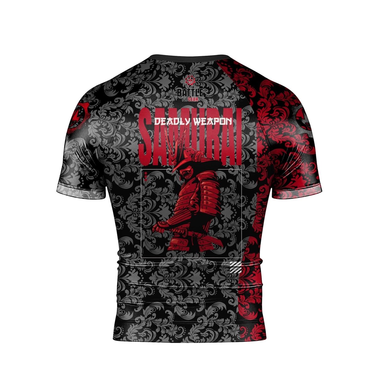 Samurai Fern Short Sleeve Rash Guard - BattleFitGear