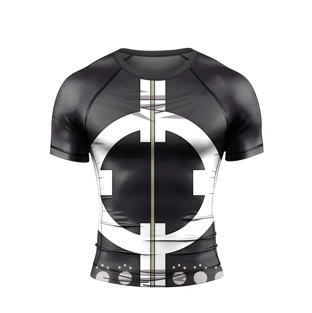 Kuma One Piece Short Sleeve Rash Guard | Mens Grappling Gear