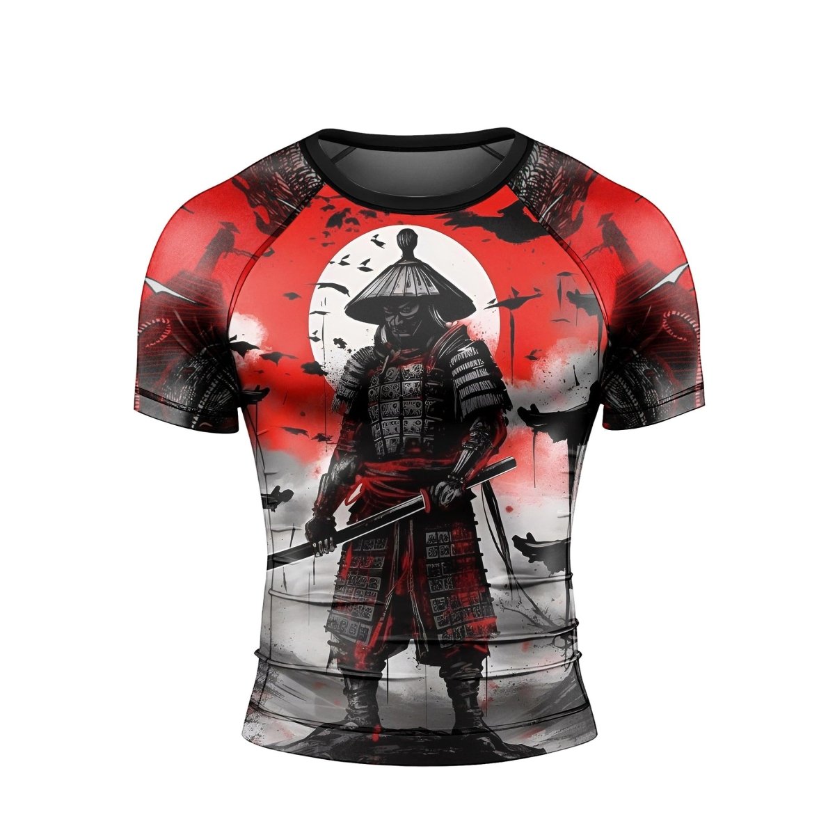 Samurai Musashi Short Sleeve Rash Guard - BattleFitGear