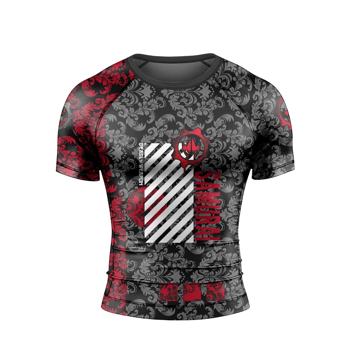 Samurai Fern Short Sleeve Rash Guard - BattleFitGear