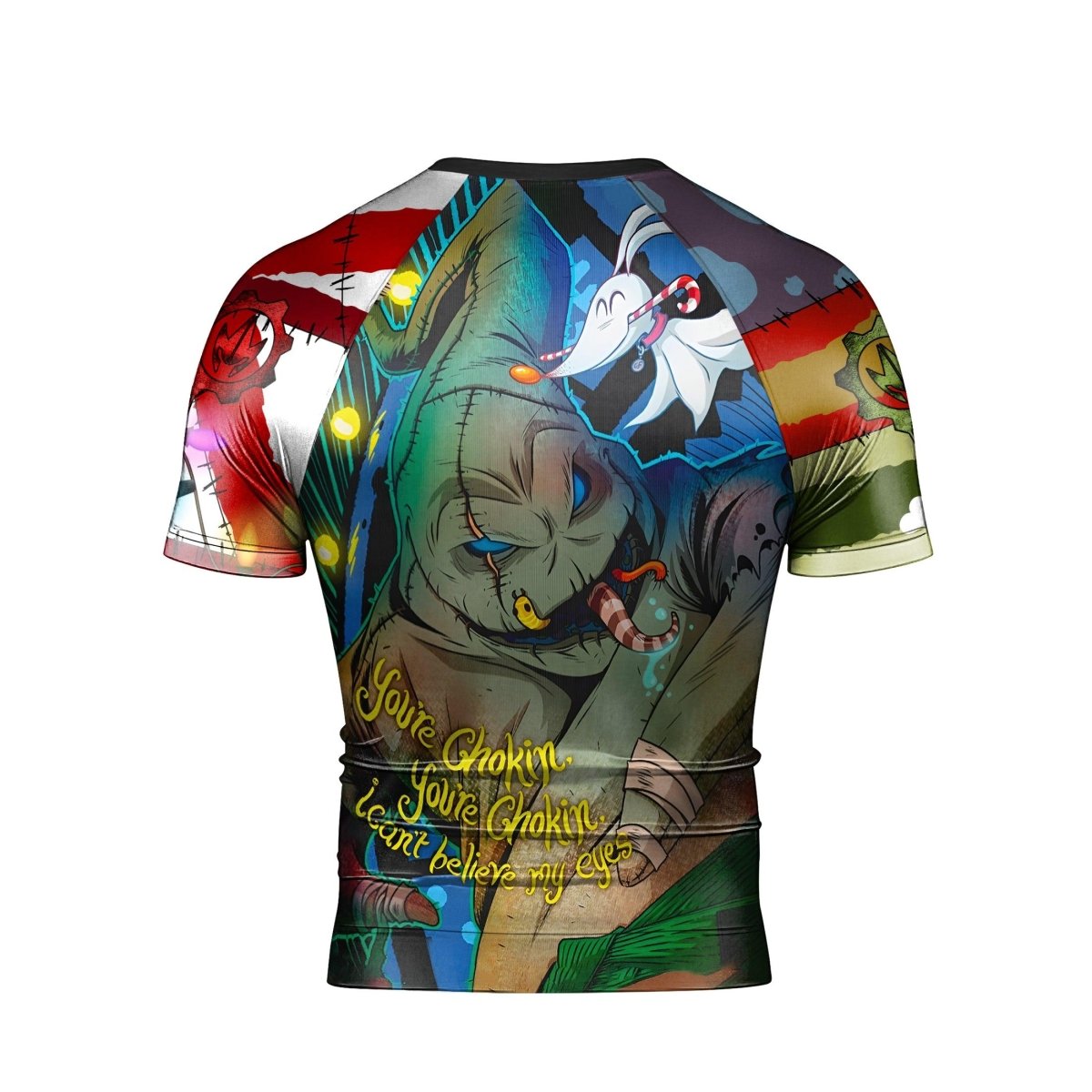 Oogie Boogie Christmas Short Sleeve Rash Guard - BattleFitGear