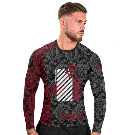 Samurai Fern Long Sleeve Rash Guard - BattleFitGear