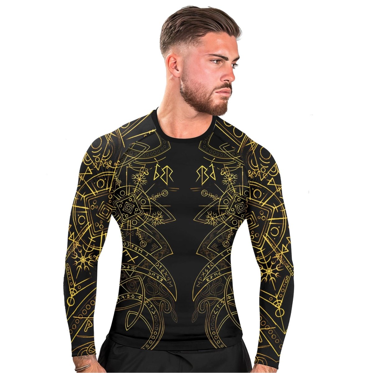 Helm Of Disguise Men's Long Sleeve Rash Guard - BattleFitGear