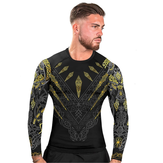 Fenrir's Wrath Man Long Sleeve Rash Guard - BattleFitGear